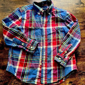 Ralph Lauren | little boys button down collar dress shirt. Size: 5.